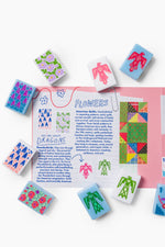 The Americana Line: True Blue Mahjong Tiles