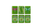 The Botanical Line: Avocado Green Mahjong Tiles