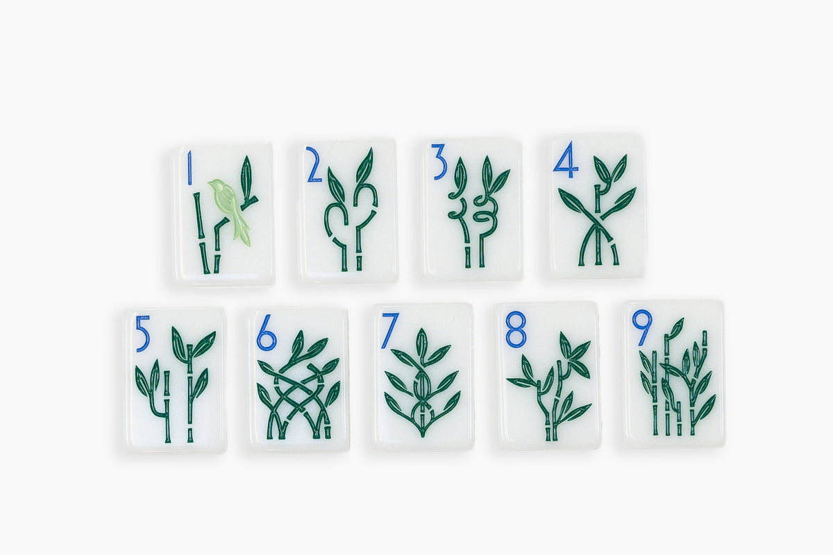 The Botanical Line: Newport Mahjong Tiles