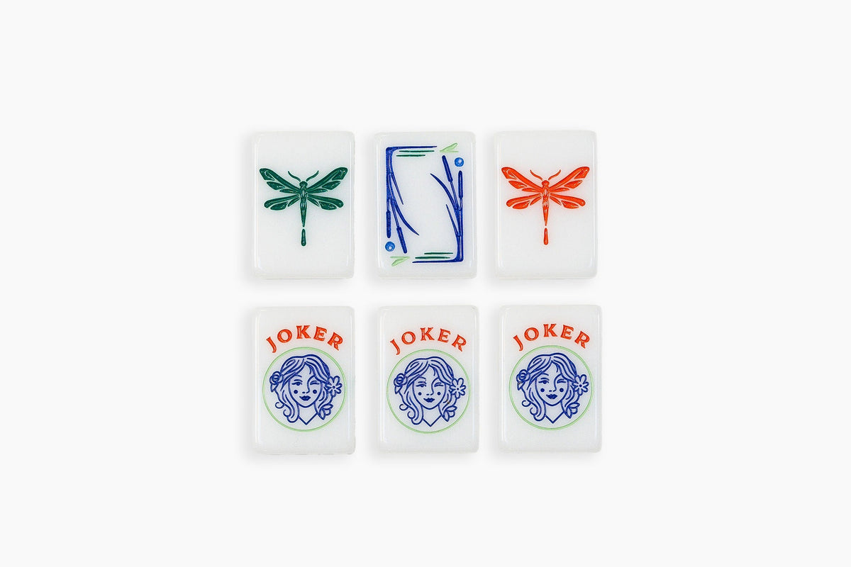 The Botanical Line: Newport Mahjong Tiles
