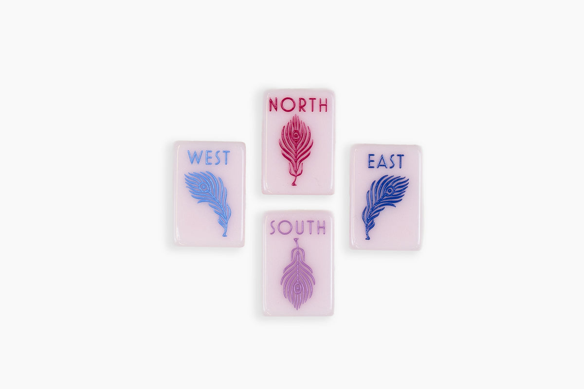 The Botanical Line: Paris Pink 2.0 Mahjong Tiles