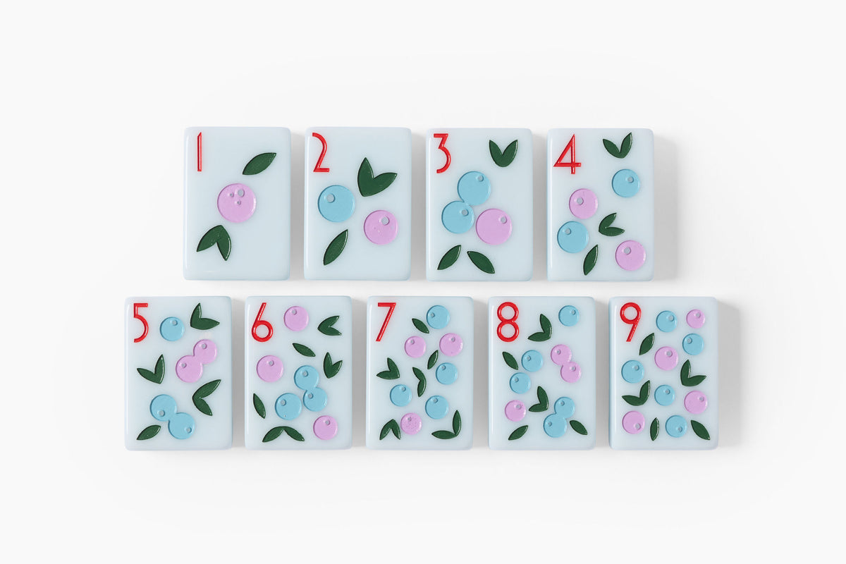 The Botanical Line: AERIN Soft Blue Mahjong Collection