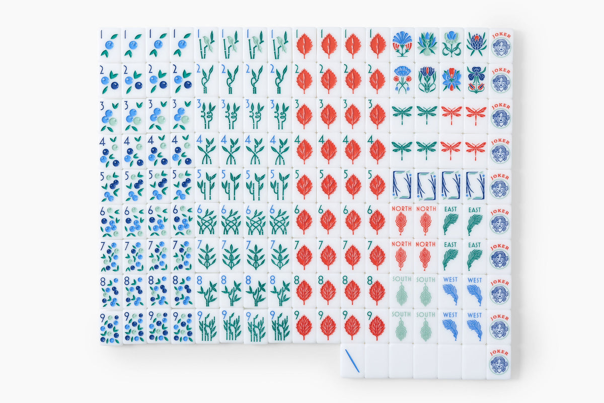 The Botanical Line: Newport Mahjong Tiles