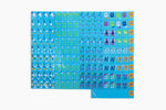 The Cheeky Line: Electric Blue Mahjong Tiles
