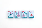 The Classic Line: Cornflower Blue Mahjong Tiles