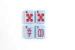 The Classic Line: Cornflower Blue Riichi & Singaporean Mahjong Tiles