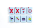 The Classic Line: Cornflower Blue Riichi & Singaporean Mahjong Tiles