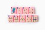 The Classic Line: Petal Pink Mahjong Tiles