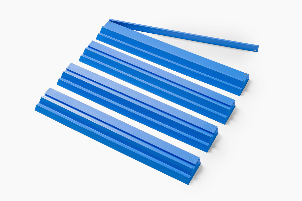 Stackable Plastic Mahjong Rack and Pusher: Set of 4 with drawstring bag