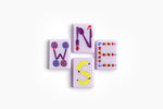 The Foodie Line: Lilac Mahjong Tiles