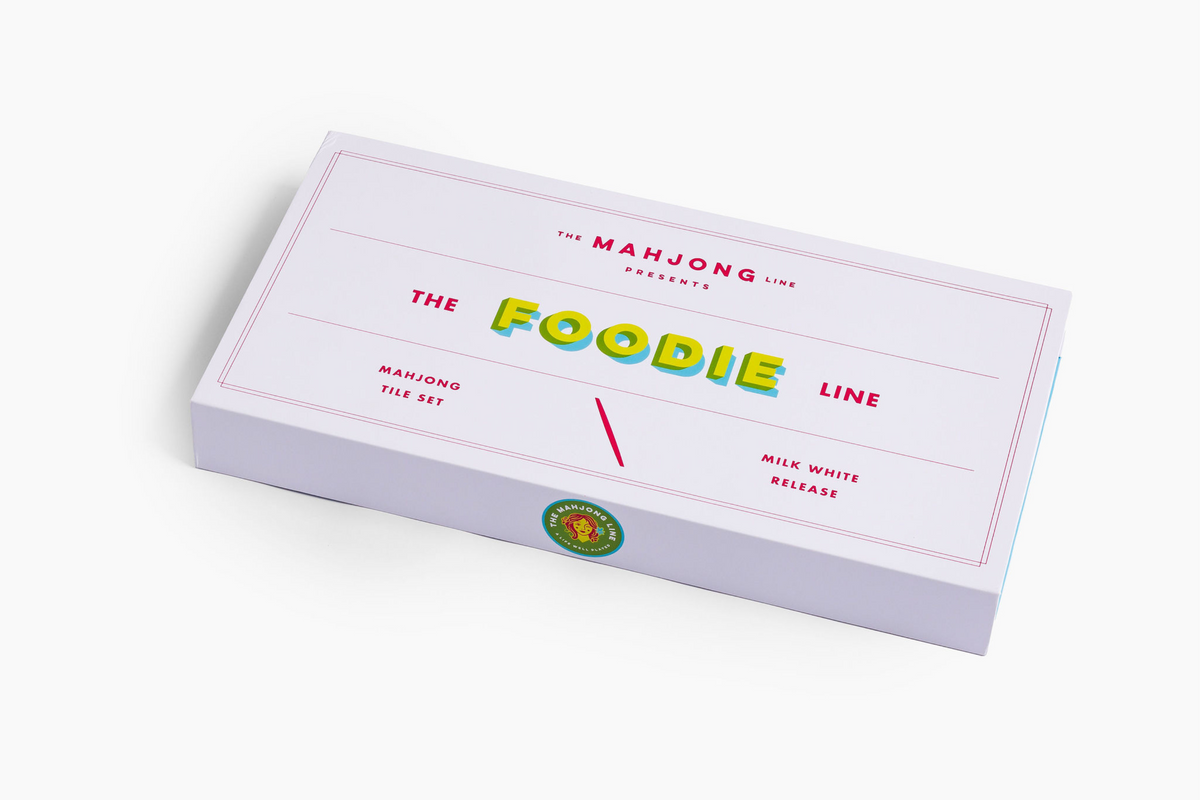 The Foodie Line: Milk White Mahjong Tiles