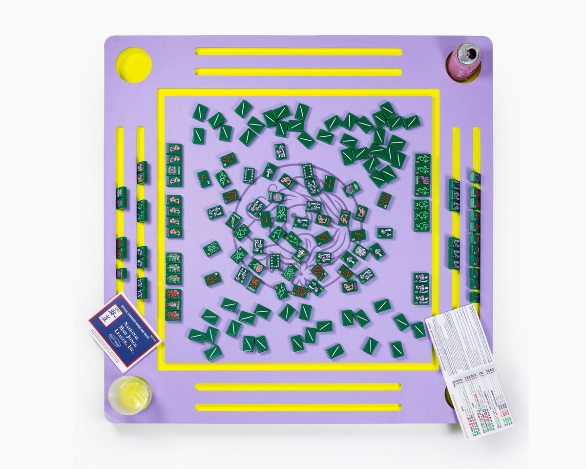 AquaMahj Floating Game Table: Lilac