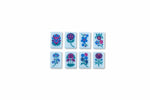 The Lucky Line: Cornflower Blue Mahjong Tiles