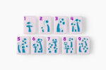 The Lucky Line: Shell Pink Mahjong Tiles