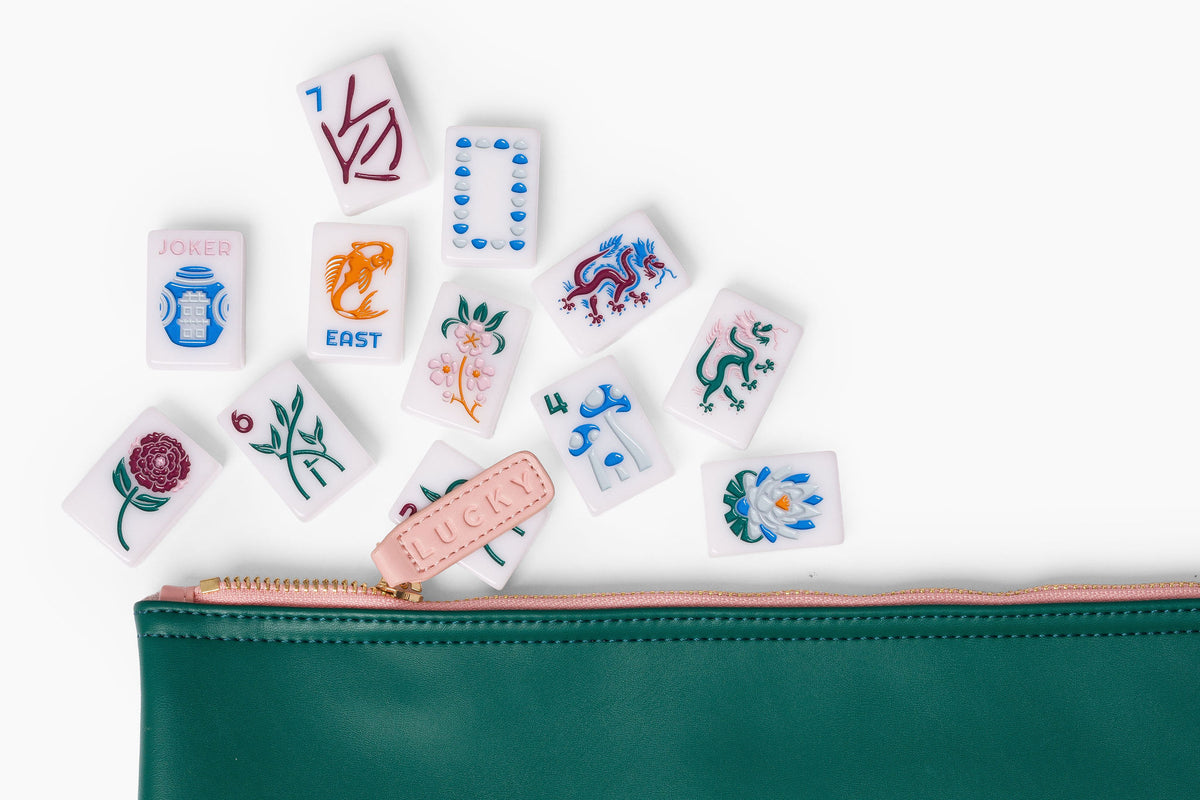 The Lucky Line: Vegan Leather Tile Bag