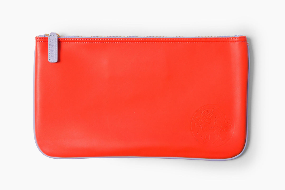 The Minimal Line: Barney Orange Mahjong Tiles