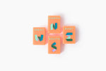The Minimal Line: Barney Orange Mahjong Tiles