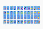 The Minimal Line: Ceylon Blue 2.0 Mahjong Tiles