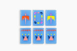 The Minimal Line: Ceylon Blue 2.0 Mahjong Tiles
