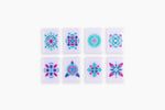 The Minimal Line: Lilac Mahjong Tiles