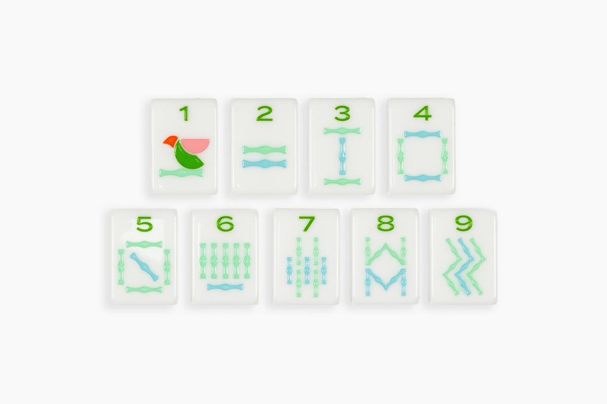 The Minimal Line: Palm Springs Mahjong Tiles