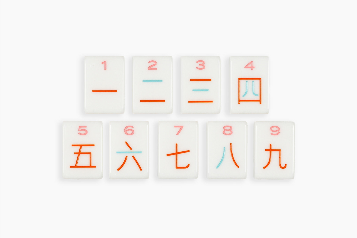 The Minimal Line: Palm Springs Mahjong Tiles