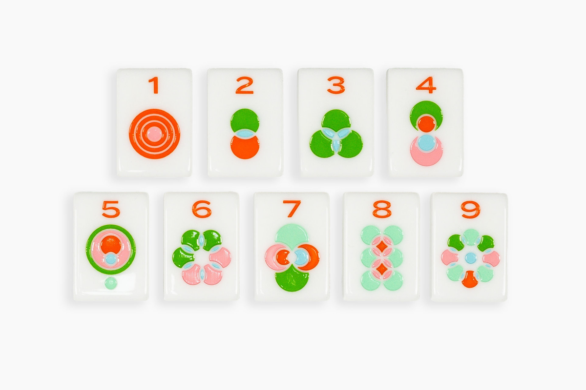 The Minimal Line: Palm Springs Mahjong Tiles