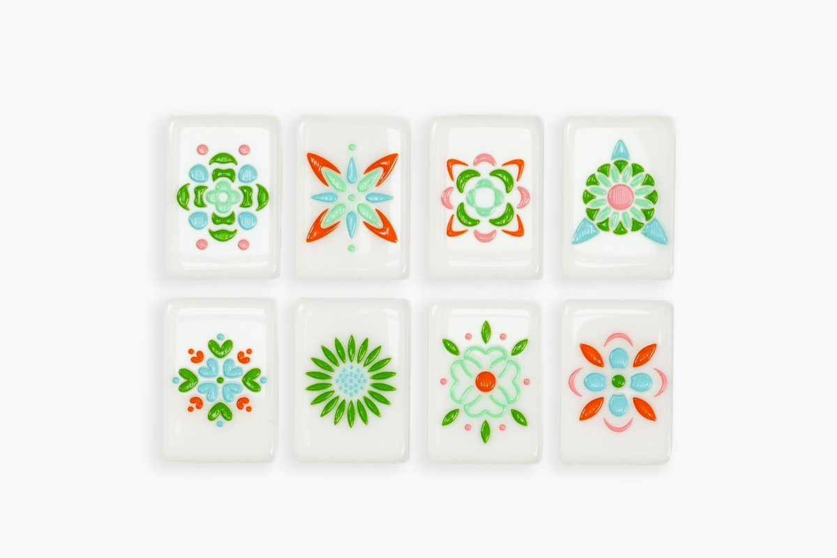 The Minimal Line: Palm Springs Mahjong Tiles