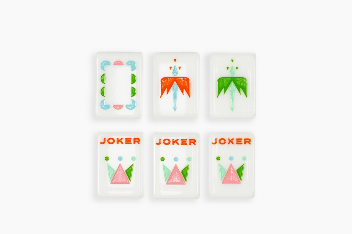 The Minimal Line: Palm Springs Mahjong Tiles