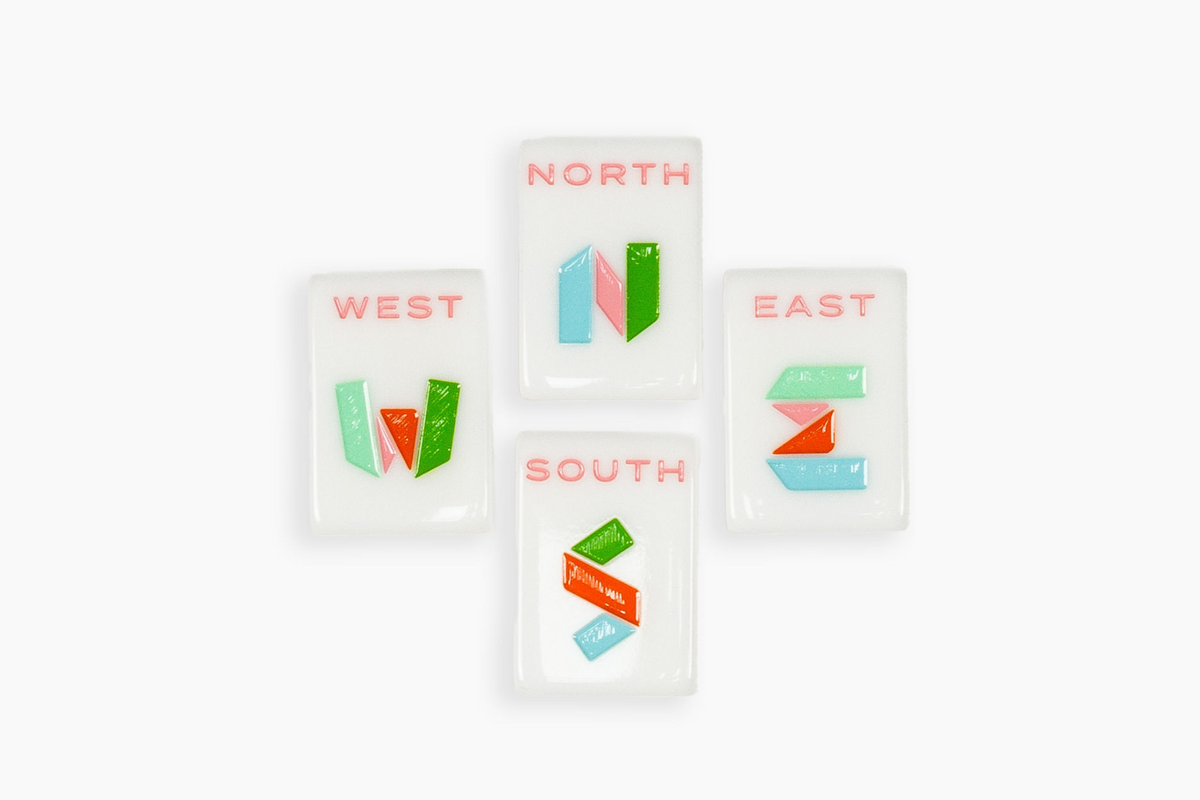 The Minimal Line: Palm Springs Mahjong Tiles