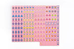 The Minimal Line: Petal Pink Mahjong Tiles