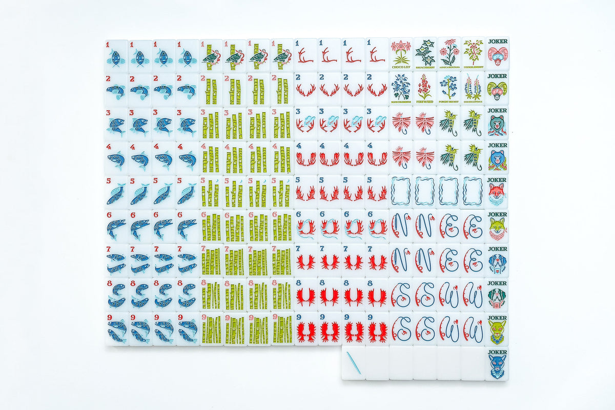 The Mountain Line: Big Sky Mahjong Tiles