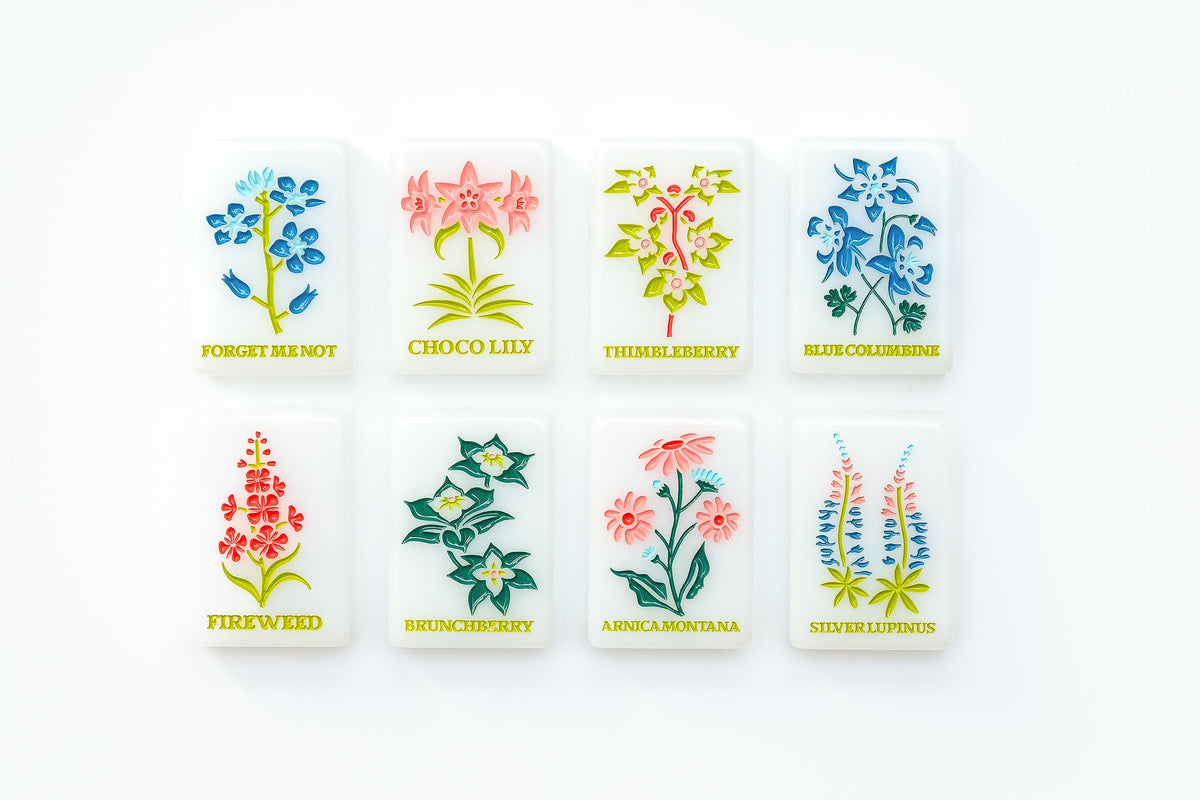 The Mountain Line: Big Sky Mahjong Tiles