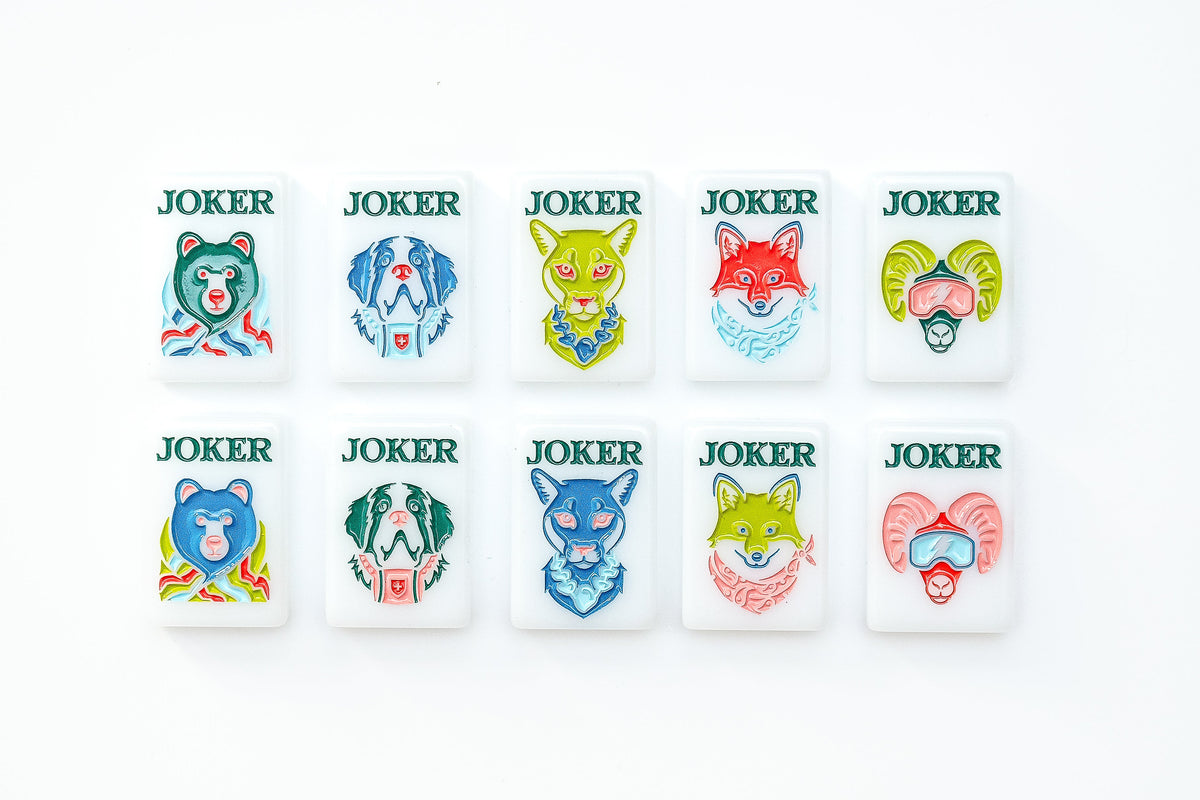 The Mountain Line: Big Sky Mahjong Tiles