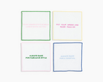 TML x Pearl by Lela Rose Cocktail Napkins
