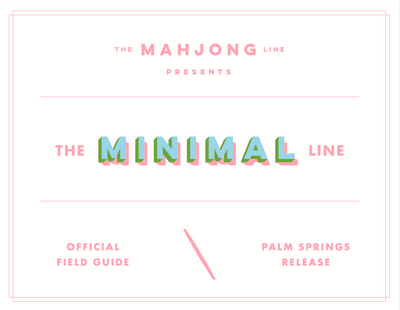 Minimal Line: Palm Springs Release - American Mahjong Field Guide