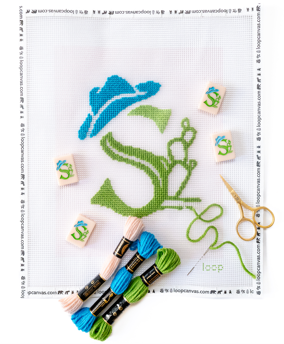 TML x loop Needlepoint Mahjong Tile Kit