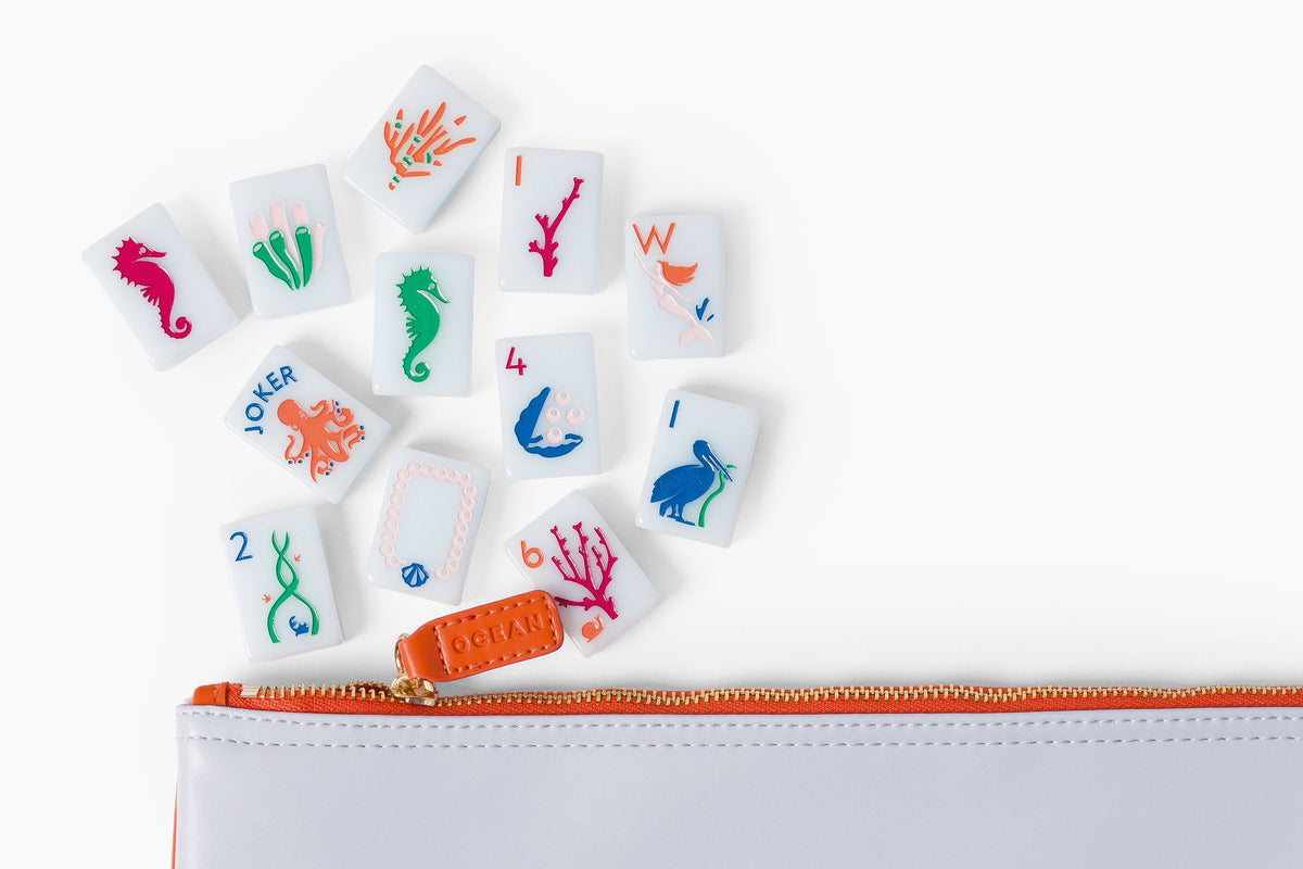 The Ocean Line: Vegan Leather Tile Bag