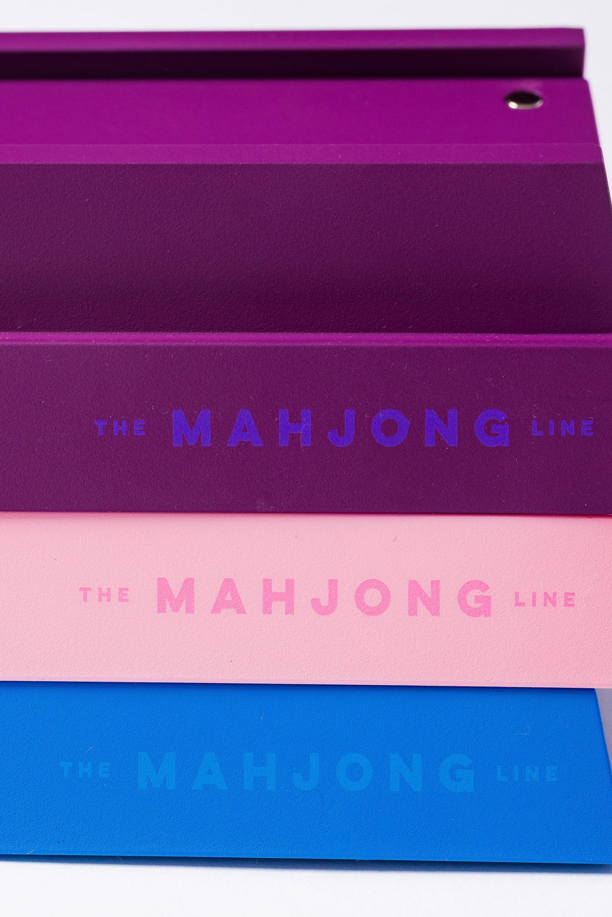 Stackable Plastic Mahjong Rack and Pusher: Set of 4 with drawstring bag