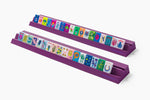 Stackable Plastic Mahjong Rack and Pusher: Set of 4 with drawstring bag