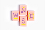 The Ranch Line: Dusty Rose Mahjong Tiles