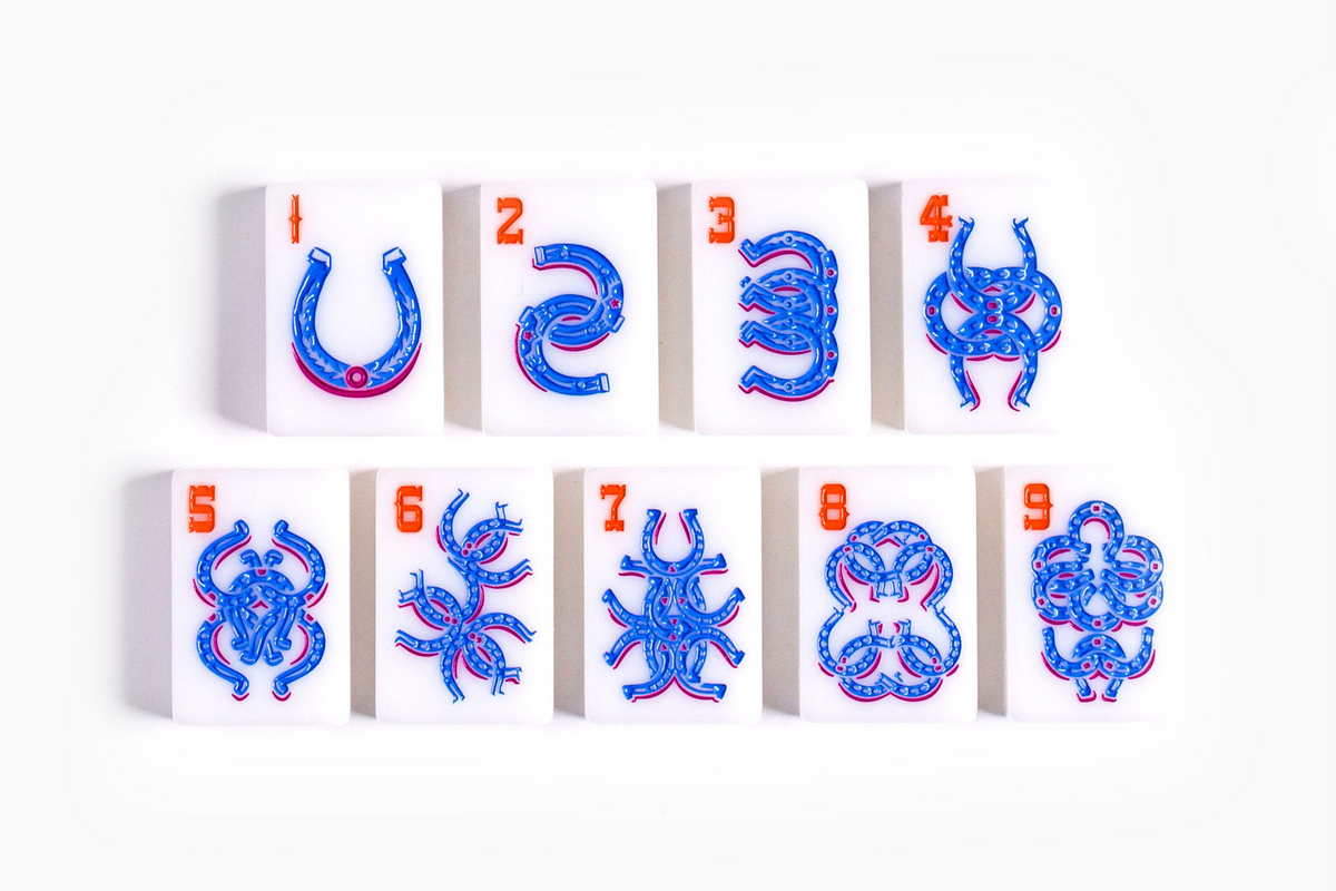 The Ranch Line: Flat Top Ranch Mahjong Tiles