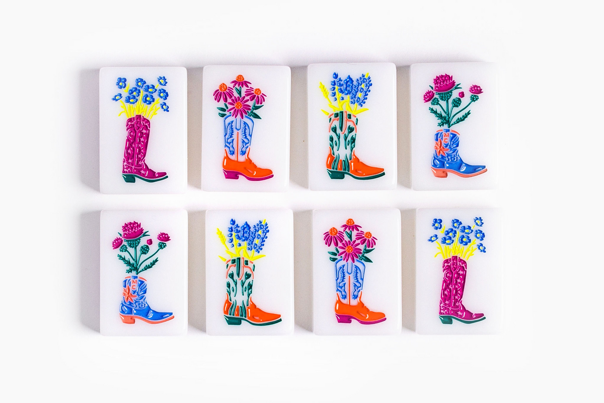 The Ranch Line: Flat Top Ranch Mahjong Tiles