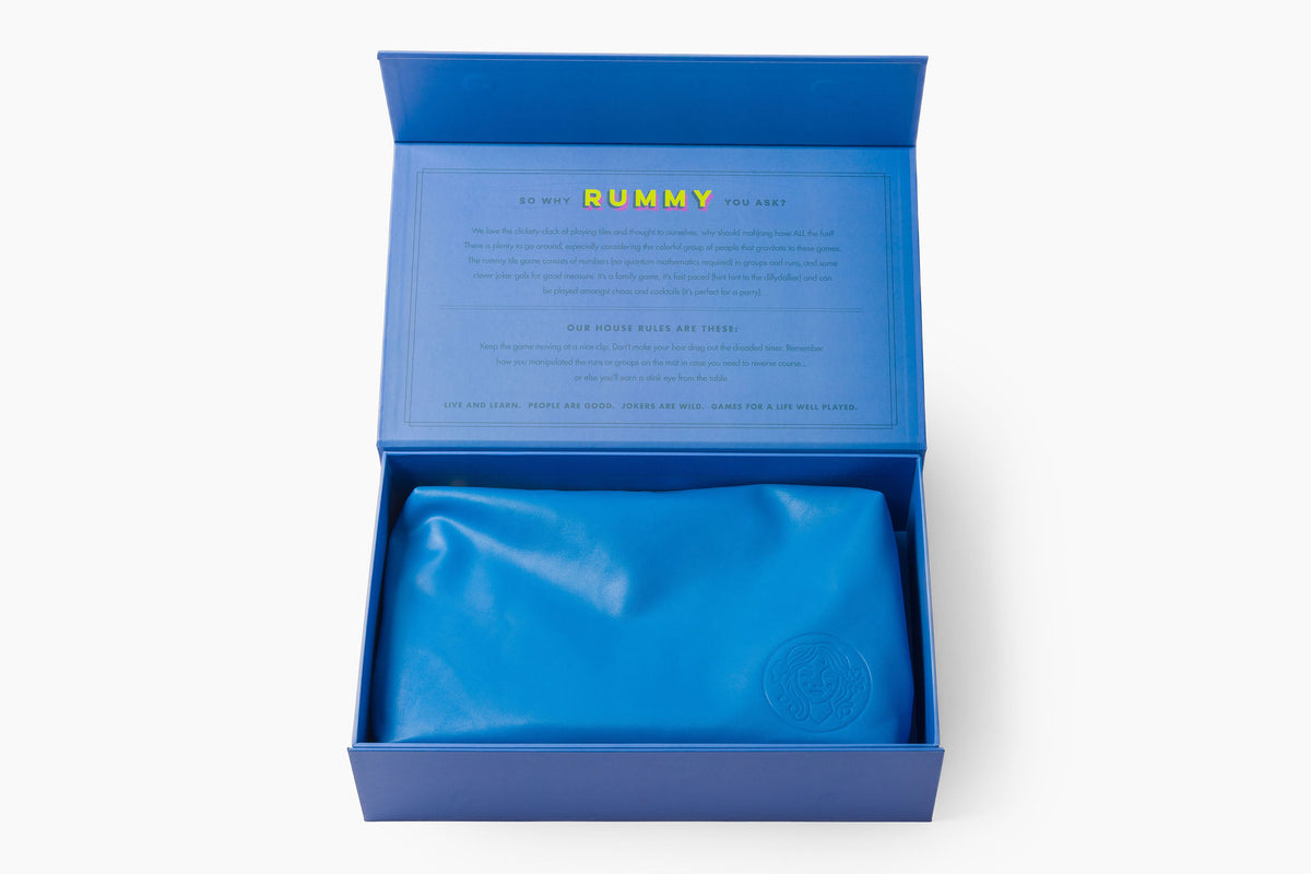 Rummy Tile Set: Ceylon Blue