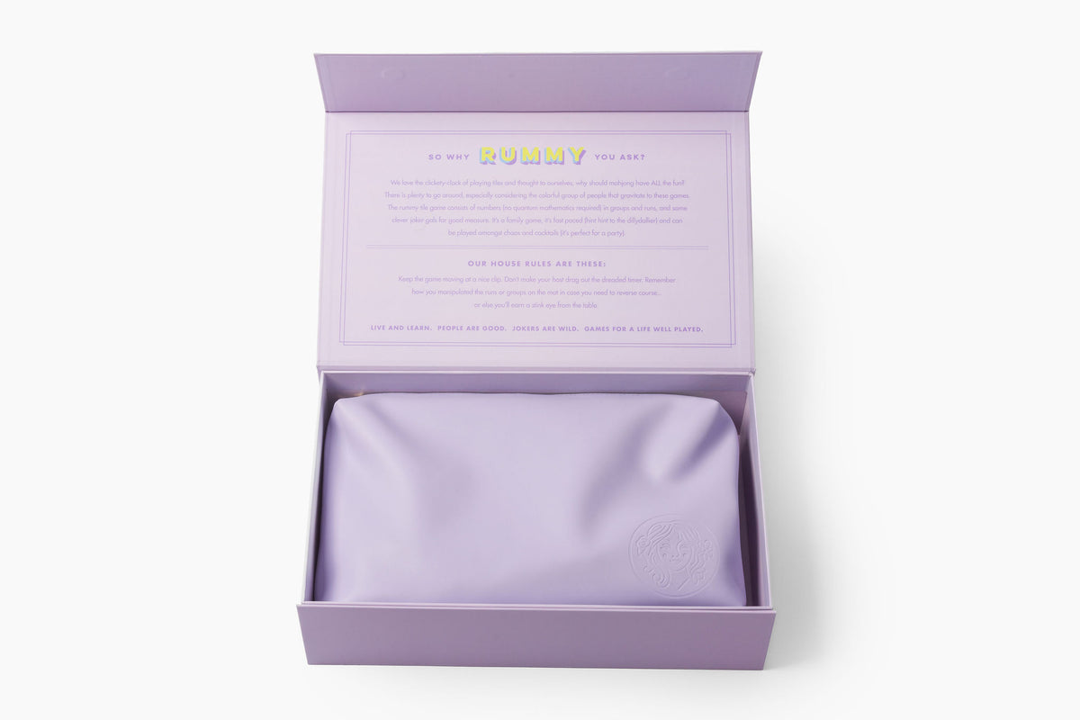Rummy Tile Set: Lilac
