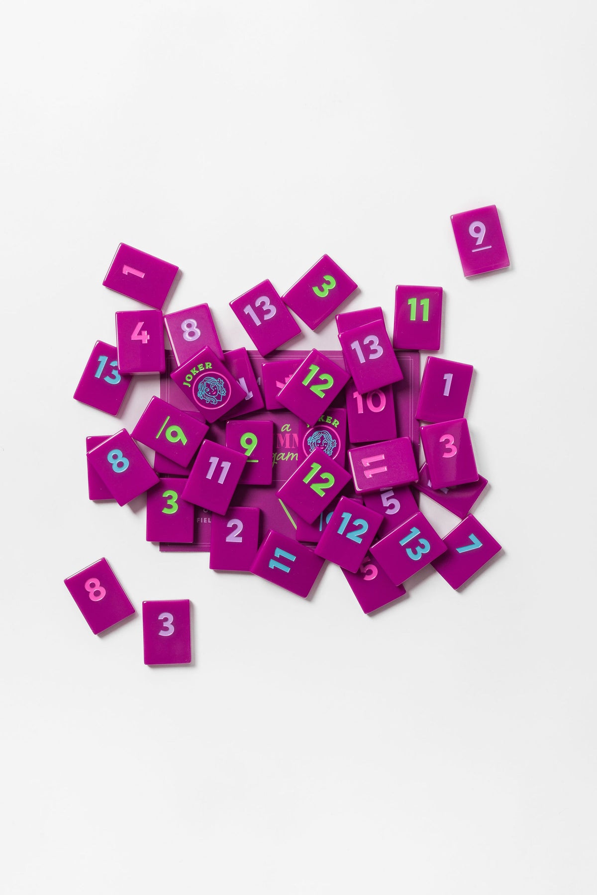 Rummy Tile Set: Plum