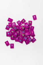Rummy Tile Set: Plum