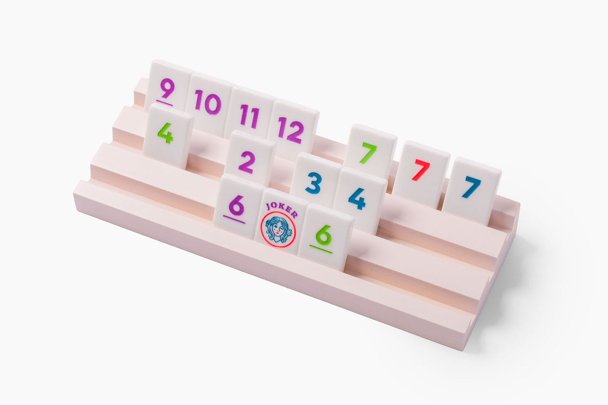 Rummy Tile Set: Crisp White