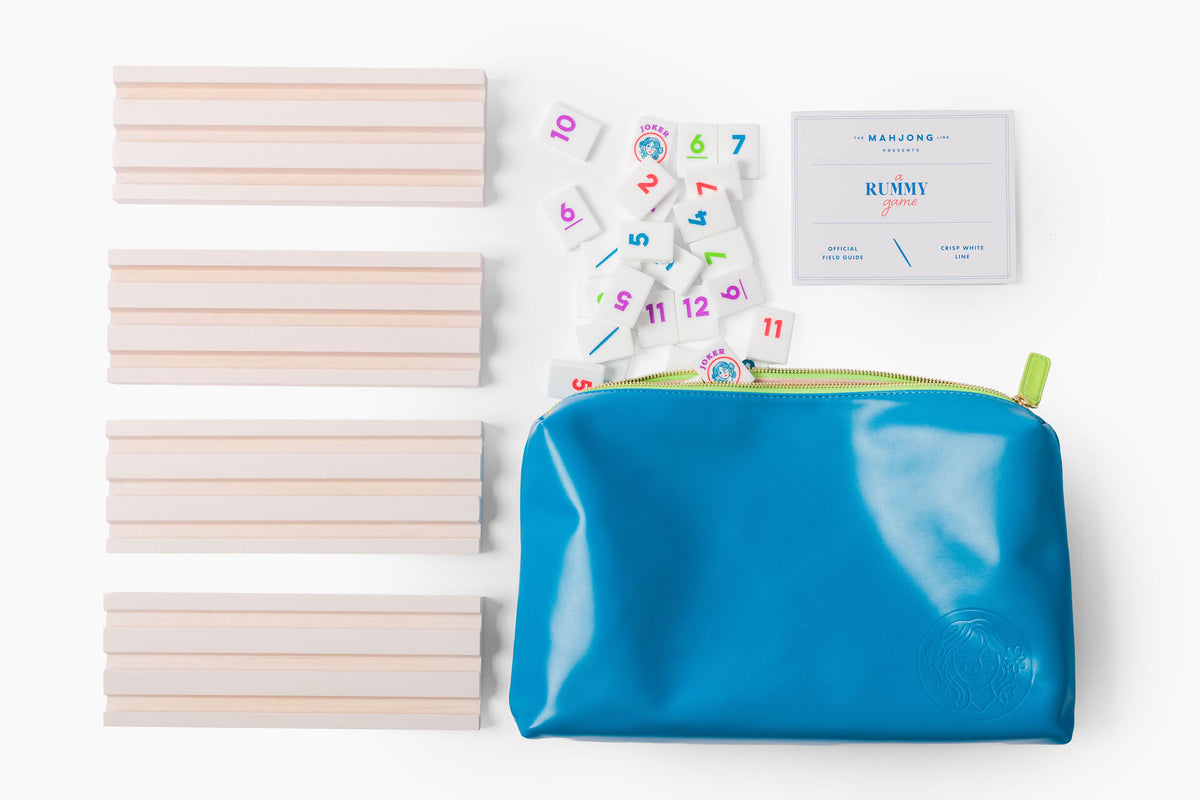 Rummy Tile Set: Crisp White