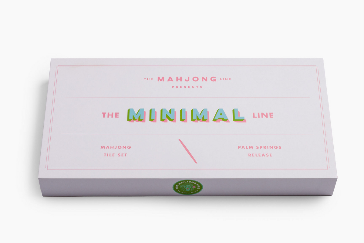 The Minimal Line: Palm Springs Mahjong Tiles